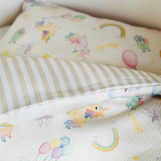 Bettwäsche, Baumwolle, Einhorn