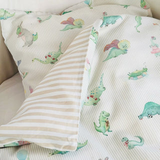 Bettwäsche, Baumwolle, Dino