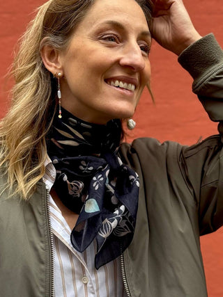 Bomuldstørklæde, Authumn Blues