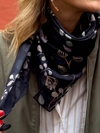 Bomuldstørklæde, Authumn Blues