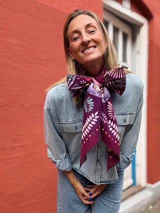 Bomuldstørklæde, Love Dove, Pink