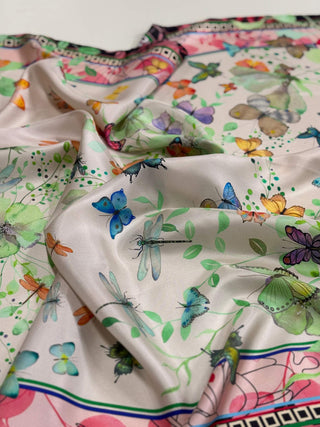 Silketørklæde,Wild Butterflies