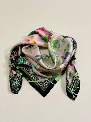 Silketørklæde,Wild Butterflies