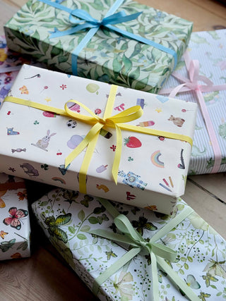 Geschenkband, 9 mm gerippt, 10 m