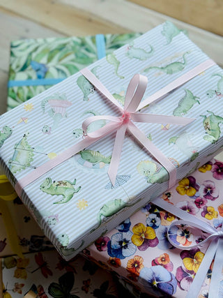 Geschenkband, 9 mm gerippt, 10 m