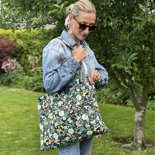 Einkaufstasche, 100 % Baumwolle, Papillon