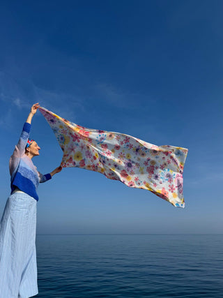 Bomuldstørklæde, Wild Flowers