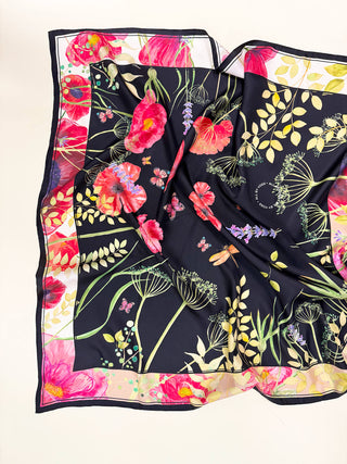 Silketørklæde, Wild Poppy