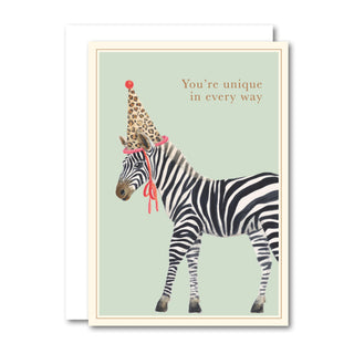 Lille foldet kort, Zebra