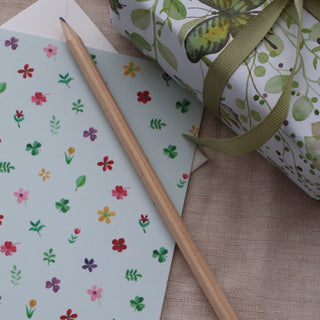 Klappkarte, Botanicals, Petit Blue