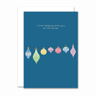 Foldet kort, Hanging Baubles