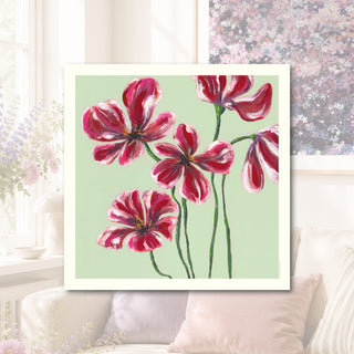 Plakat, Red Flowers