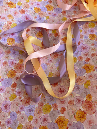 Gavepapir, 5 m, Rose Field