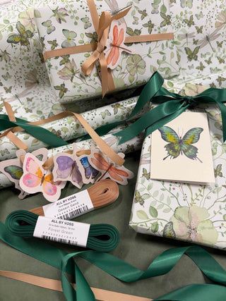 Sampak: Green Butterflies gaveindpakning