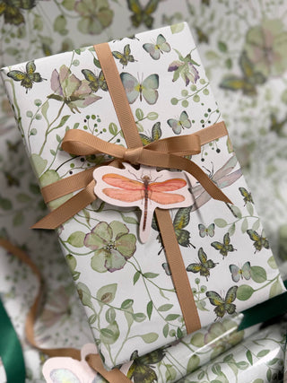 Sampak: Green Butterflies gaveindpakning
