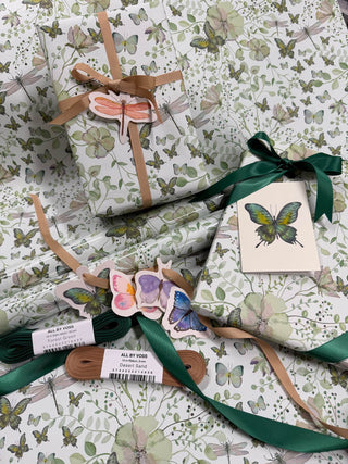Sampak: Green Butterflies gaveindpakning