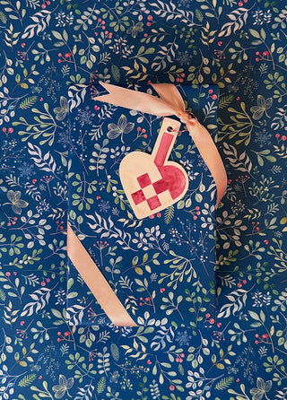 Gavepapir, 5 m, Winter Leaf