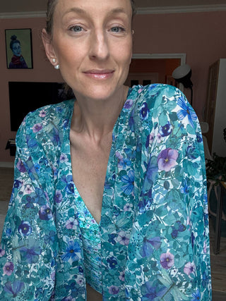 Lucia Kimono, Botanical Pansy