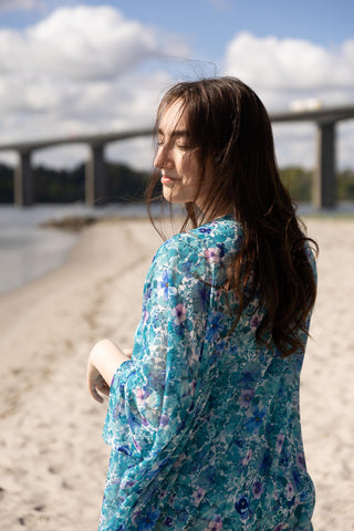 Lucia Kimono, Botanical Pansy