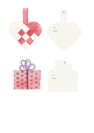 Gavemærker, 10 stk, Christmas Tree Mix