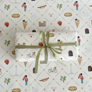 Geschenkpapier, 5 m, dänisch