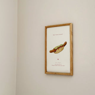 Poster, Dänisch, Hotdog