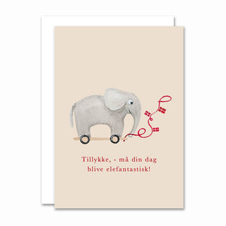 Kleine Klappkarte, Spielen, Elefant